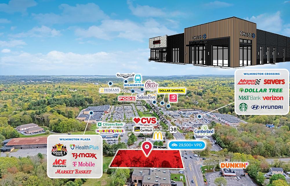 Horvath & Tremblay sells Chase Bank and Chipotle in Wilmington, MA for $6.98 million